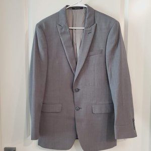 Men's Calvin Klein Gray Wool Suit Extreme Slim Fit